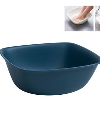 5 PCS Small Home Dormitory Cute Square Laundry Washing Vegetable Wash Basin  28 28×28 28x10cm  Dark Blue